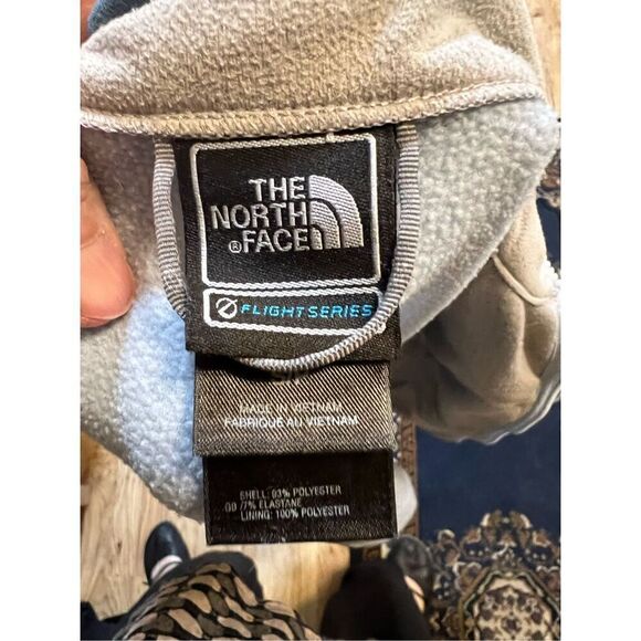 The North Face Womens Flight Series Large Jacket Blue Zip Front TKA Stretch - Picture 10 of 11